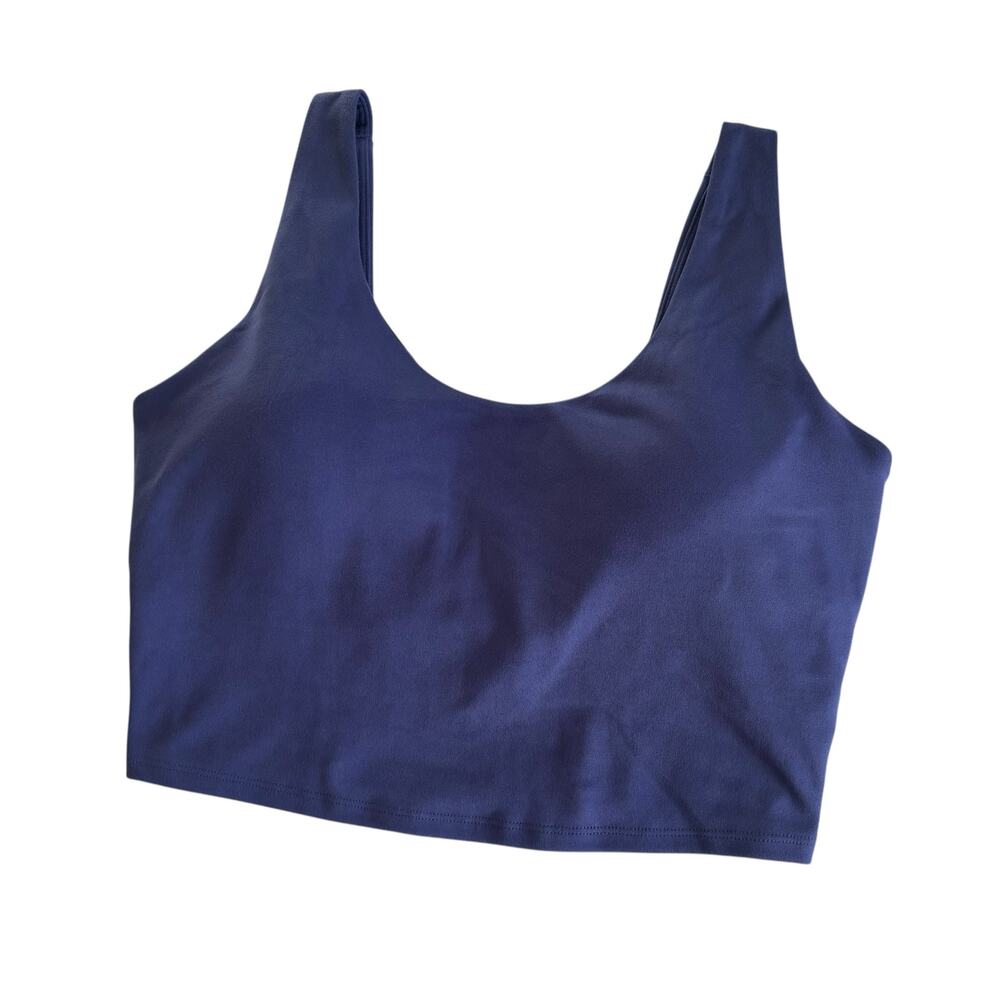 Marika Skipper Blue Low Impact Active Sports Bra Womens Large NWT Removable Cups